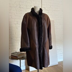 vintage Spanish Shearling coat